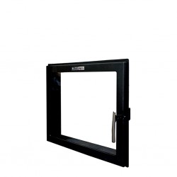 Дверка металлическая со стеклом (620х480)