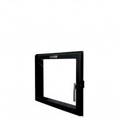Дверка металлическая со стеклом (500х410)